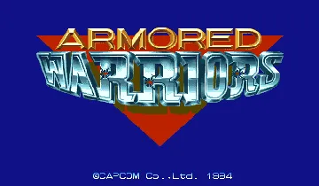 Armored Warriors (US 941024) screen shot title